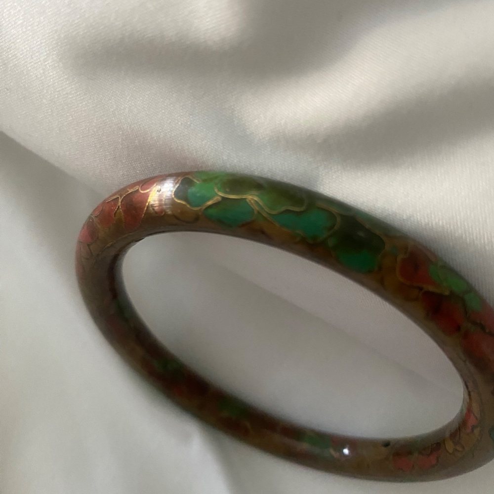 Cloisonn Bangle Bracelets - image 5
